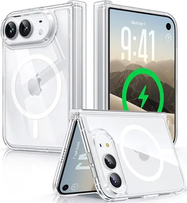 iPhone デュオケース 米軍 MIL規格 超透明 | 黄変防止、薄型 Qi 2.2 高速充電最大 25W
