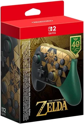 Nintendo Switch Pro Controller - Zelda 40th Anniversary