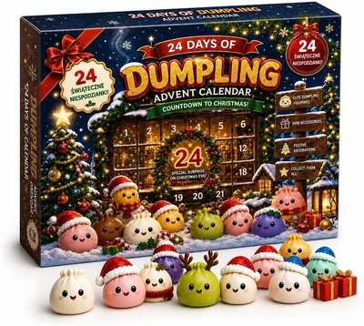 Dumpling Advent Calendar 2026 - 24 Mini Squishies