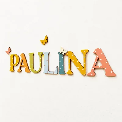 Personalised Wooden Name Letters - Custom Nursery Decor