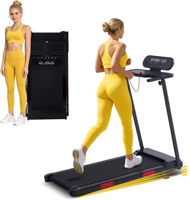 Walking Pad Treadmill - Incline & Handle Bar