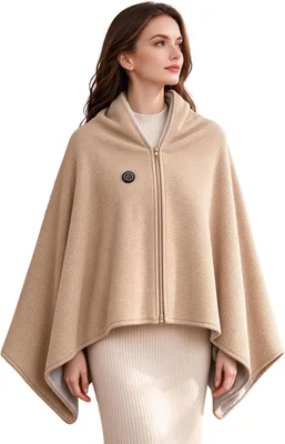 2027 Portable Heated Shawl - USB Winter Warm Wrap