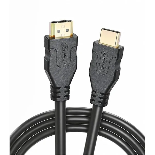 HDMI Cable 1.5m long HDMI 18Gbps High-Speed, 4K@60Hz, Gold plated connectors, compatible with Laptop, PS5, PS4, Xbox One, Fire TV PC, Monitors and television