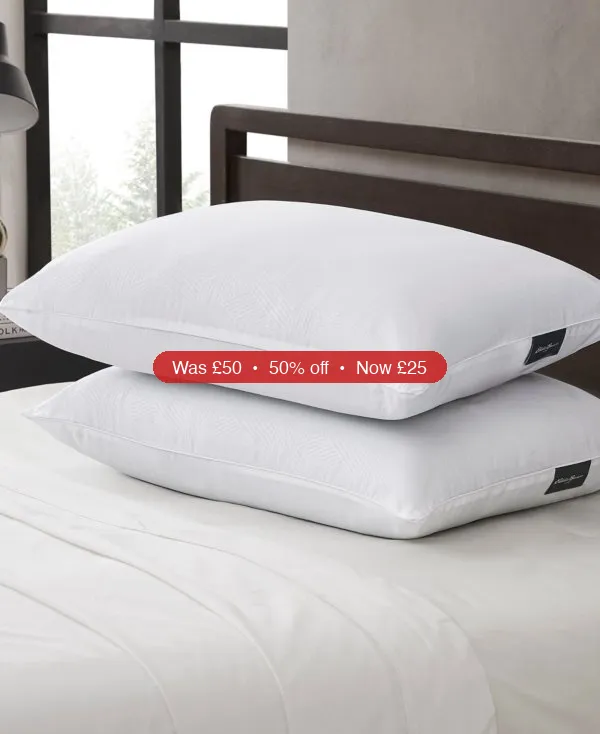 Eddie Bauer 2-Pack Pillow, Jumbo - 50% Off