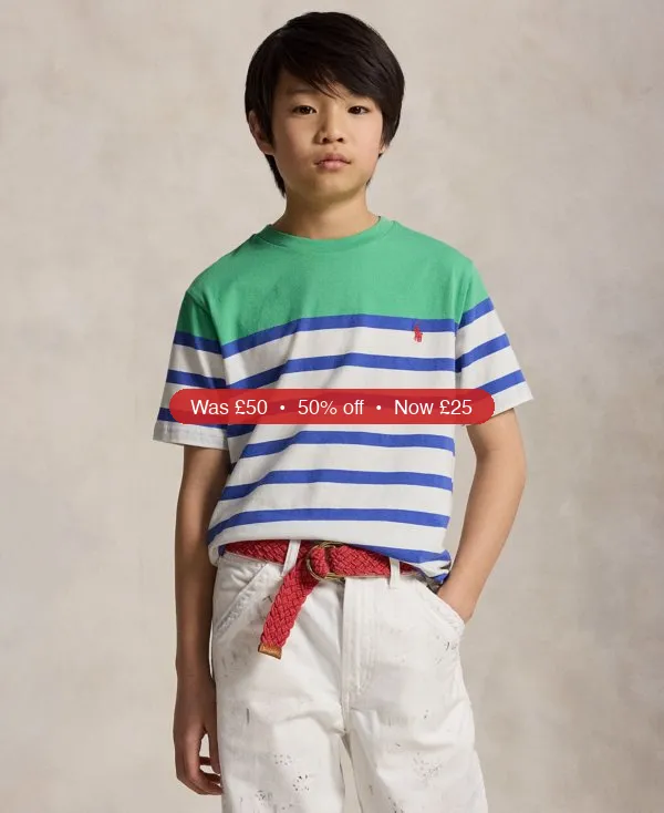 Polo Ralph Lauren Boys' 8-20 Crewneck T-Shirt - 50% Off