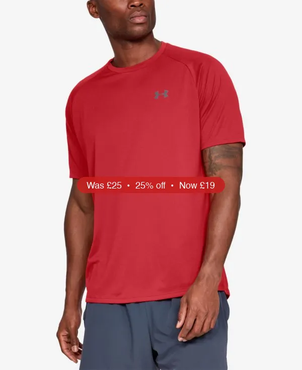 Under Armour Men's Short-Sleeve Logo T-Shirt - 25% Off