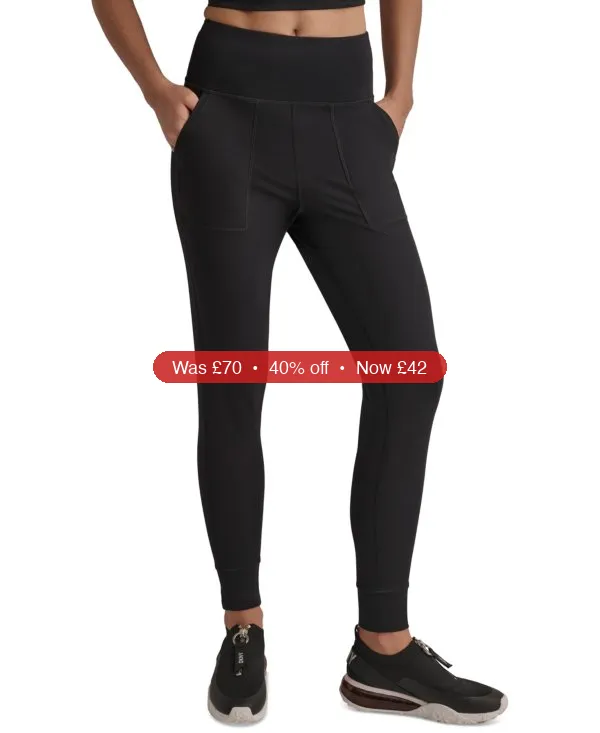 DKNY Sport Women's Stretch Utility Jogger Pants - 40% Off