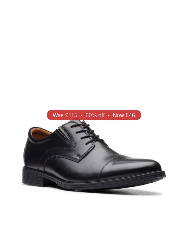 Clarks Men's Whiddon Cap-Toe Oxfords - 60% Off