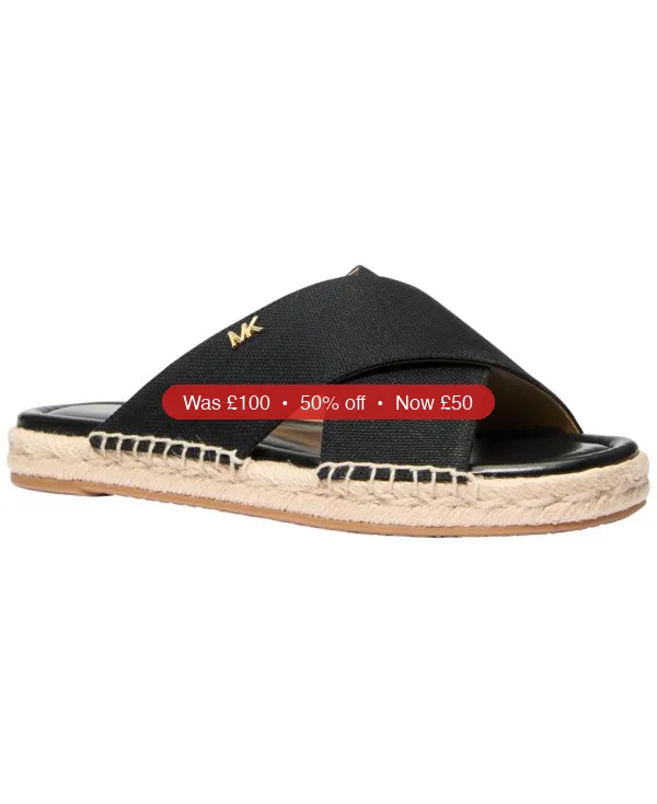 MICHAEL Michael Kors Michael Kors Women's Kenzie Slip-On Flat Sandals - 50% Off