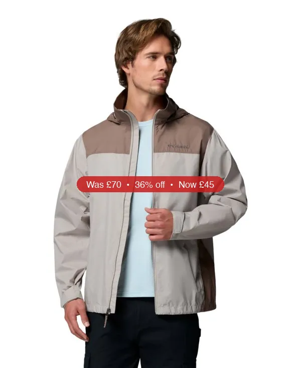 Columbia Men's Glennaker Lake II Rain Jacket - 36% Off