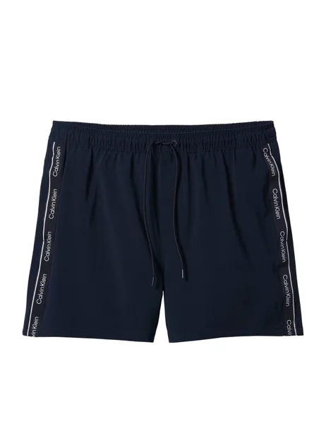 Calvin Klein Logo Tape Swim Shorts - 69% Off