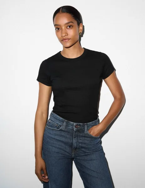 Jigsaw Cotton Rich Straight Fit T-Shirt - 30% Off