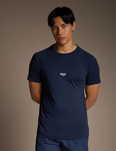 Boss Slim Fit Pure Cotton T-Shirt - 51% Off