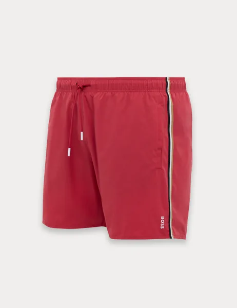Boss Pocketed Signature Stripe Swim Shorts - 49% Off