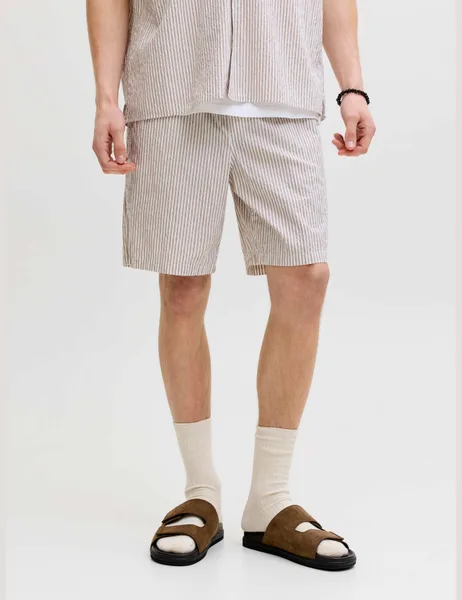 JACK & JONES Jersey Striped Shorts - 60% Off