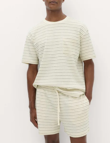 M&S Cotton Rich Textured Shorts - 70% Off