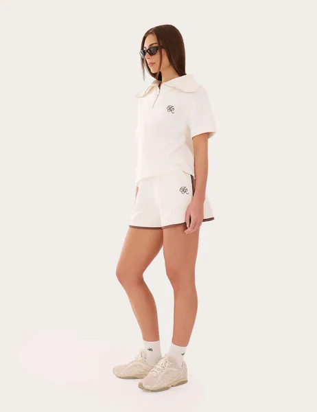 4th & Reckless Pure Cotton Collared Top - 58% Off