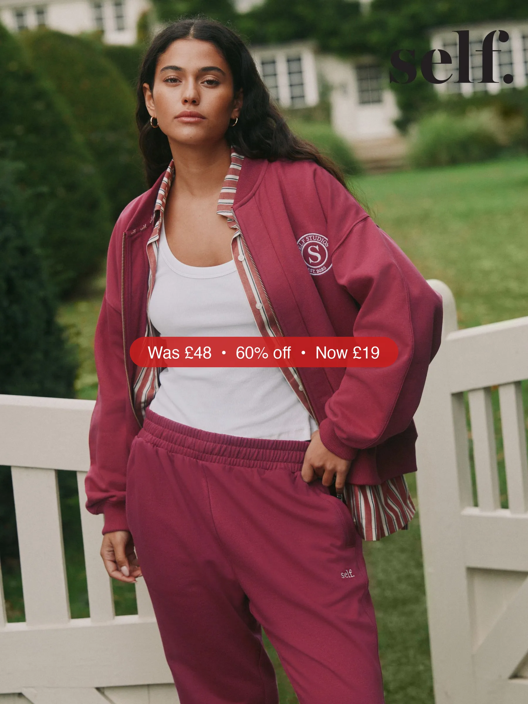 Next self. Red Bomber Jacket - 60% Off