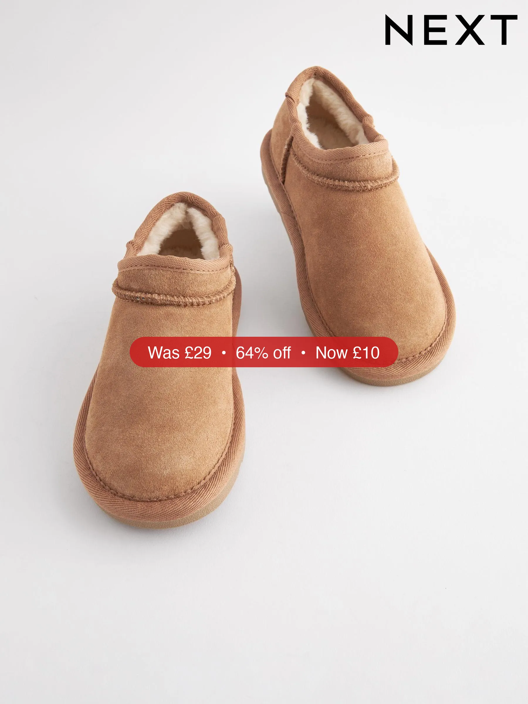 Next Tan Brown Suede Shoot Shoes - 64% Off
