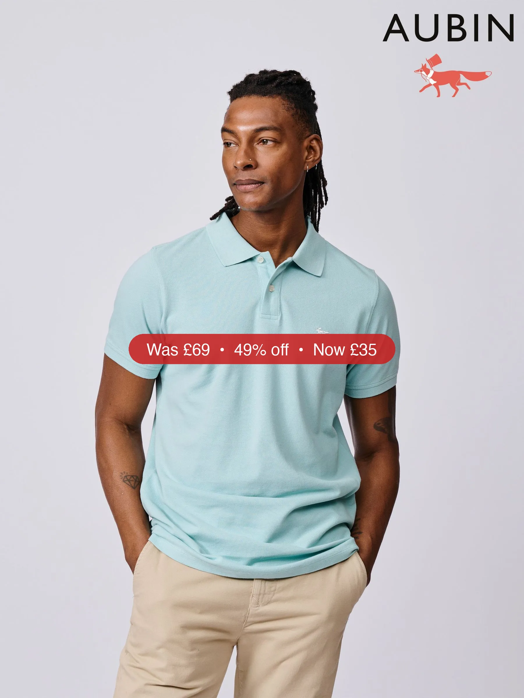Next Aubin Green Oliver Pique Polo Shirt - 49% Off