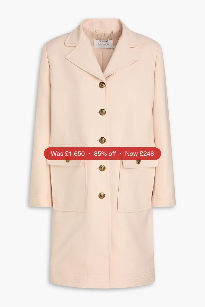 ZIMMERMANN Wool-blend coat - 85% Off