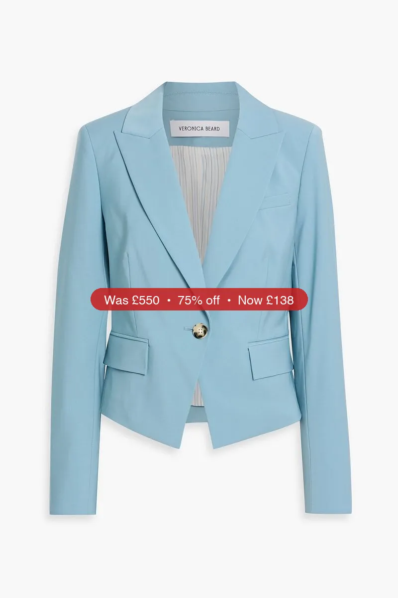 VERONICA BEARD Hosanna Dickey wool-blend blazer - 75% Off