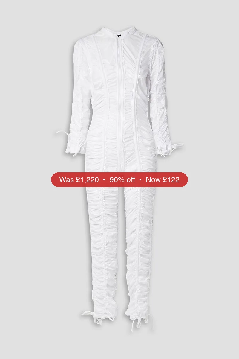 NORMA KAMALI Parachute ruched shell jumpsuit - 90% Off