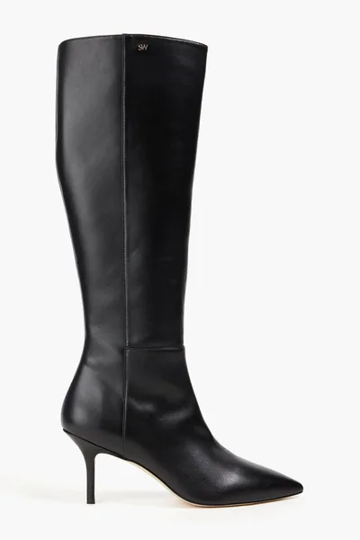 Stuart Weitzman Mara 75 Leather Knee Boots - 56% Off