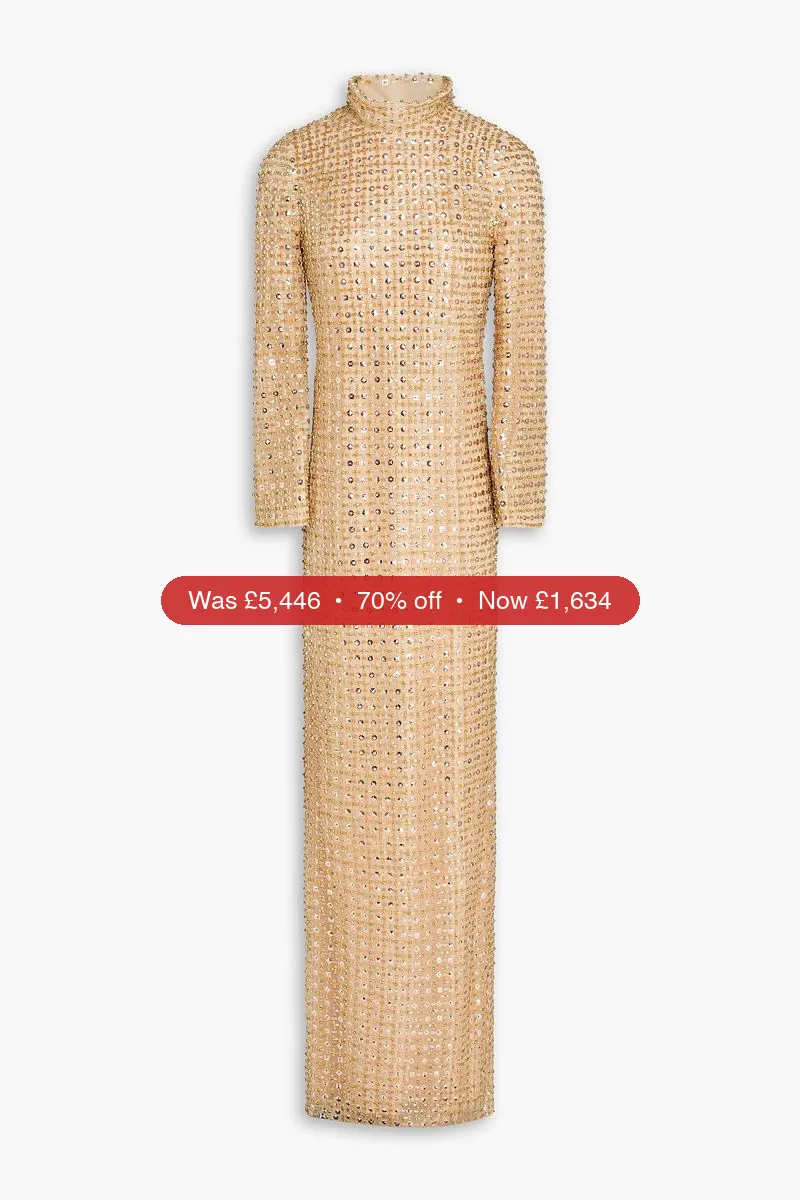 JENNY PACKHAM Embellished tulle gown - 70% Off