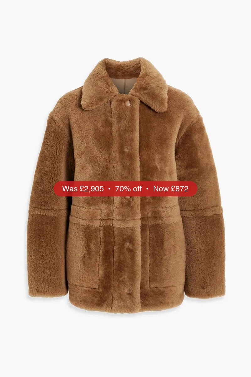VINCE. Reversible shearling jacket - 70% Off