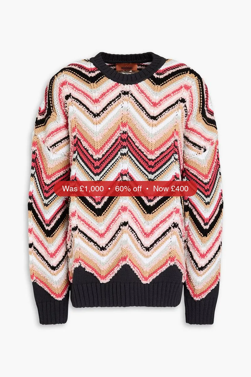 MISSONI Bouclé-knit sweater - 60% Off