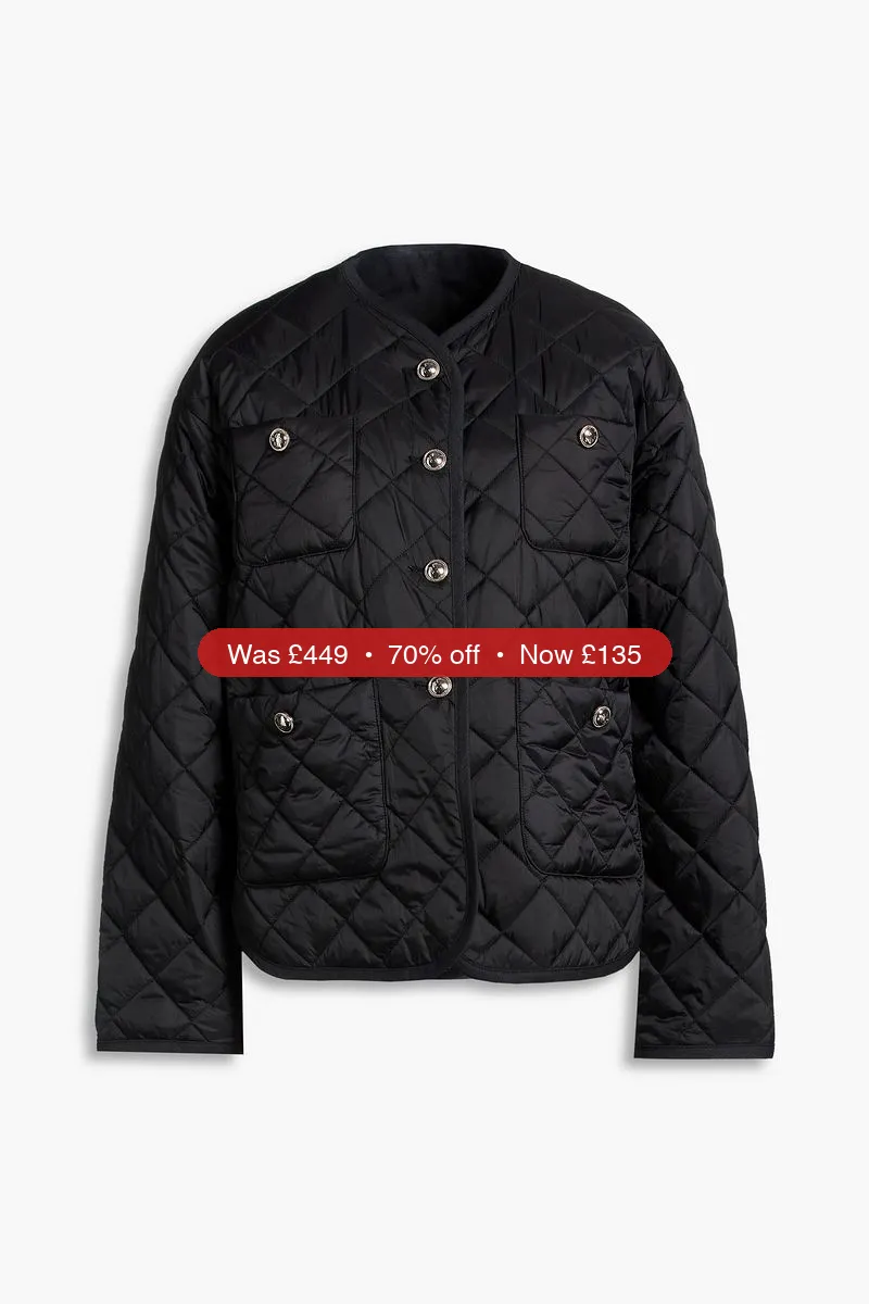 MAJE Quilted shell jacket - 70% Off