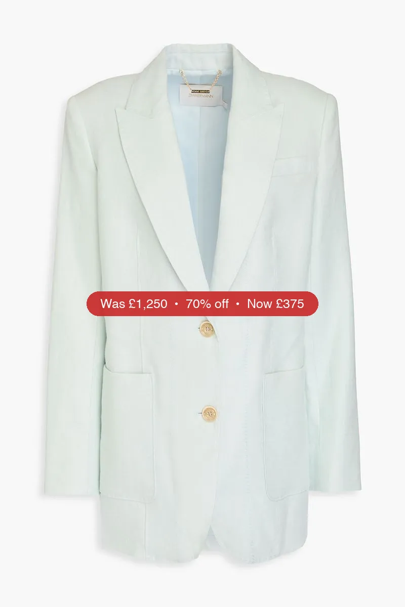 ZIMMERMANN Linen blazer - 70% Off