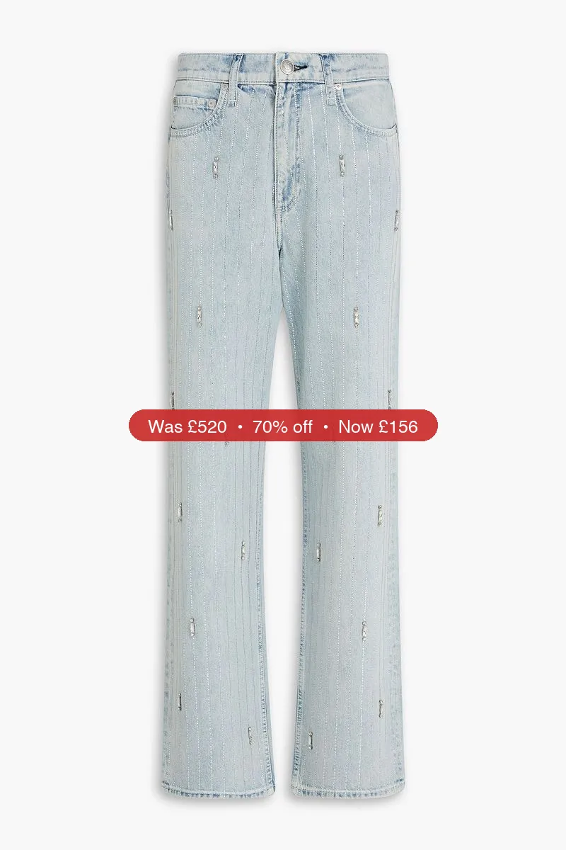 RAG & BONE Shea high-rise straight-leg jeans - 70% Off