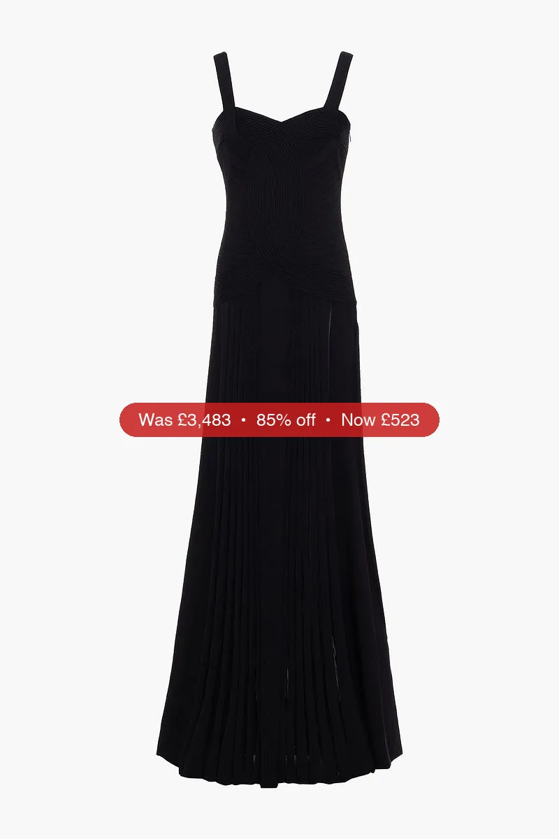 ROBERTO CAVALLI Stretch-knit maxi dress - 85% Off