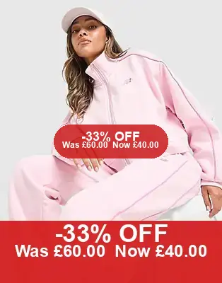 New Balance Pipe Fleece Full Zip Track Top 33% Off