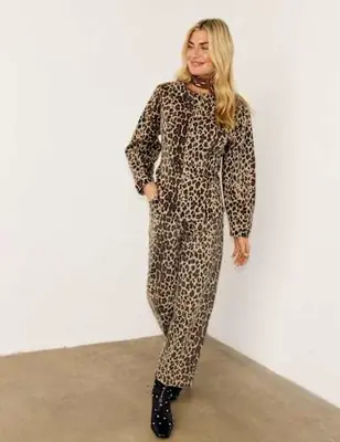 NEVER FULLY DRESSED Animal Print Shacket