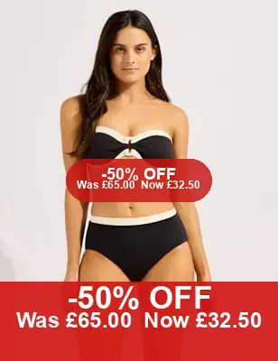 SEAFOLLY Bandwave Bikini Bottoms - 50% Off