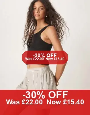 ASOS DESIGN Linen Look Boxer Shorts 30% Off