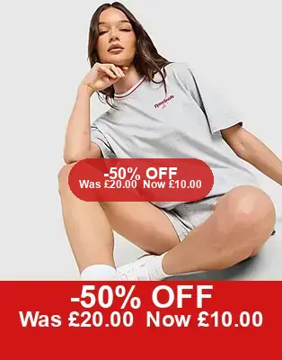 Reebok Retro Boxy T-Shirt - 50% Off