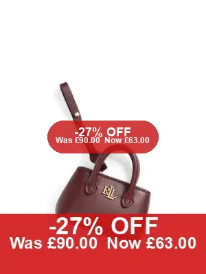 Ralph Lauren Marcy Leather Handbag Charm - 27% Off