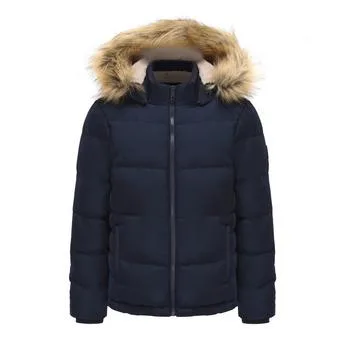 SoulCal Womens 2 Zip Bubble Hooded Long Sleeve Short Puffer Jacket - 73% Off
