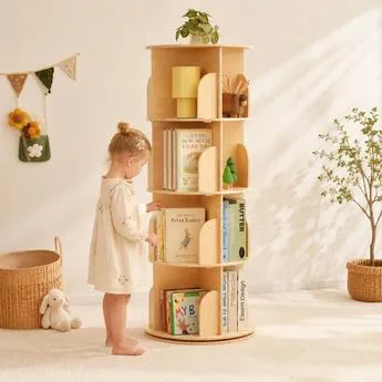 Tooky Toy Rotating Bookshelf - 69% Off