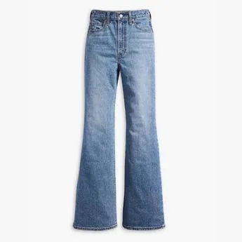 Levis Women's Ribcage Bells Wide Leg Jeans - 70% Off