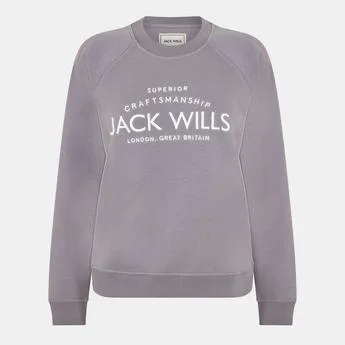 Jack Wills Hunston Graphic Crew Neck Sweatshirt - 70% Off