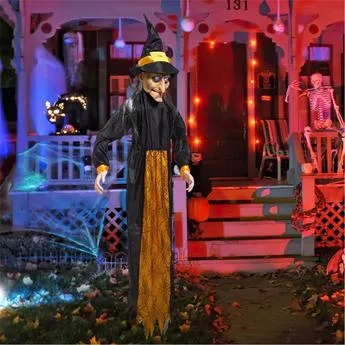 LIFE IDEAS LIFE IDEAS 170cm Glowing Hanging Witch 64 - 69% Off