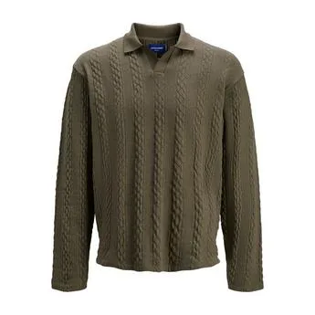 Jack and Jones Men's Cable Crew Neck Jumper - 72% Off