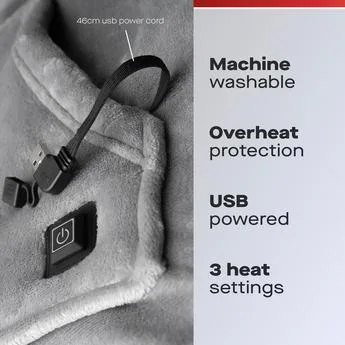Daewoo Electricals Oversized USB Heated Fleece Hoodie - 29% Off