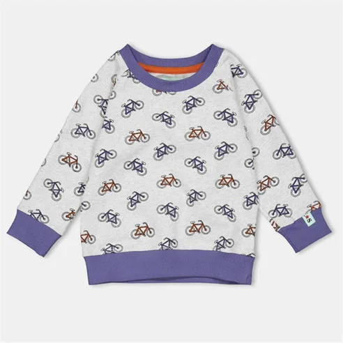 Lilly and Sid Kids' Bicycle Crew Sweatshirt - 84% Off