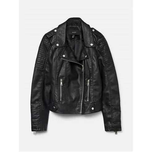Vero Moda Women's Coated Faux Leather Jacket - 28% Off